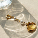 BIKINI STAINLESS STEEL PEARL SHELL PENDANT_CWMM4680