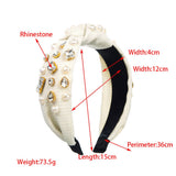 DIAMOND AND PEARL WIDE HEADBAND_CWAHA2137