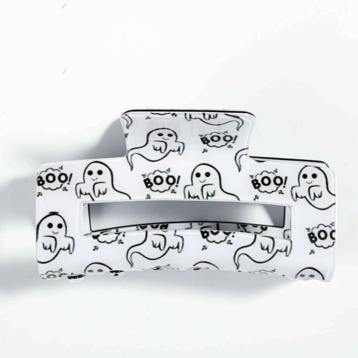 HALLOWEEN SPIDERWEB HAIR CLAW GHOST PUMPKIN CLIP_CWAHA1447