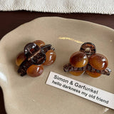 Amber Cherry Clip Bangs Hair Side Small Shark Clip_Cwaha3970