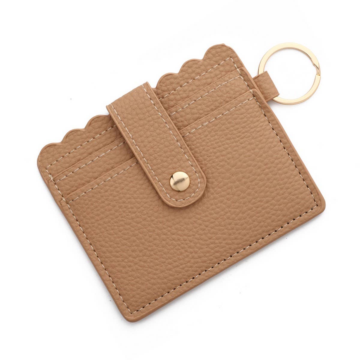 MULTI CARD PU WALLET WITH KEYCHAIN COIN POCKET_CWAB4937