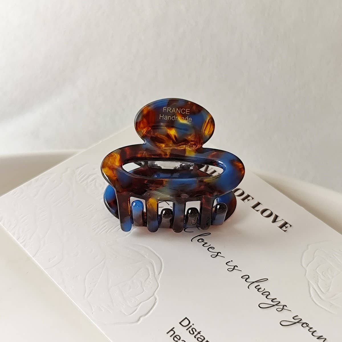 Summer Acetate Hair Claw ? Vintage Half-Up Clip_Cwaha07247