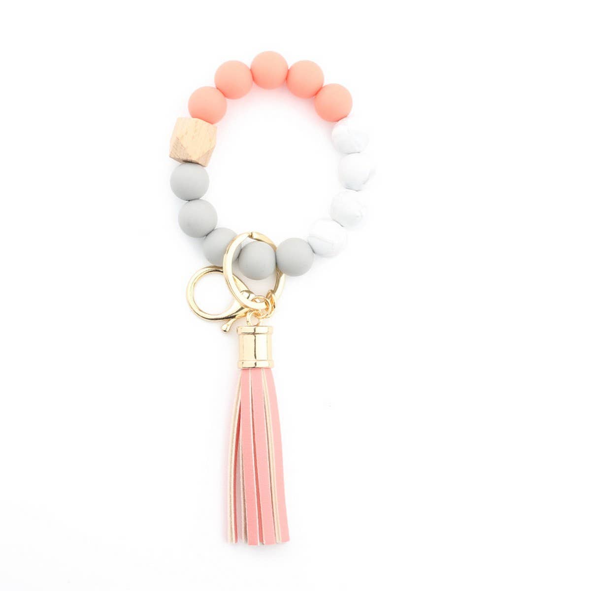 COLORFUL KEYCHAIN TASSEL BRACELET_CWAJE0655