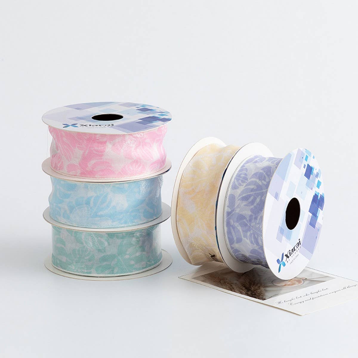 COLORFUL YU JI RIBBON FLOWER PACKAGING RIBBON_CWMM5785