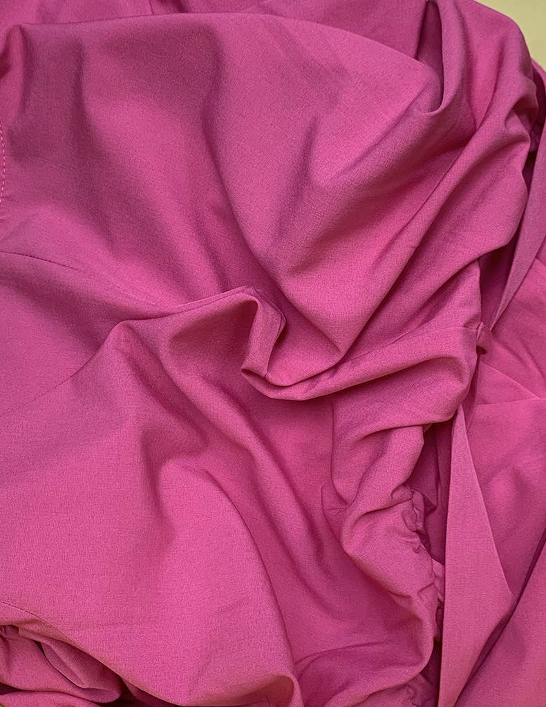 Temperament Round Neck Solid Color Romper