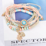 BOHEMIAN DEVIL EYE BEADED BRACELET_CWAJE1249