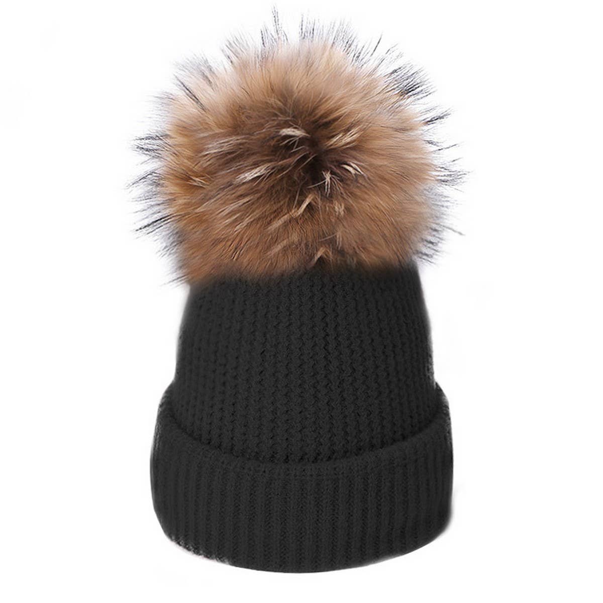 Women¡¯S Warm Knit Beanie Hat With Ear Cover_Cwah04999