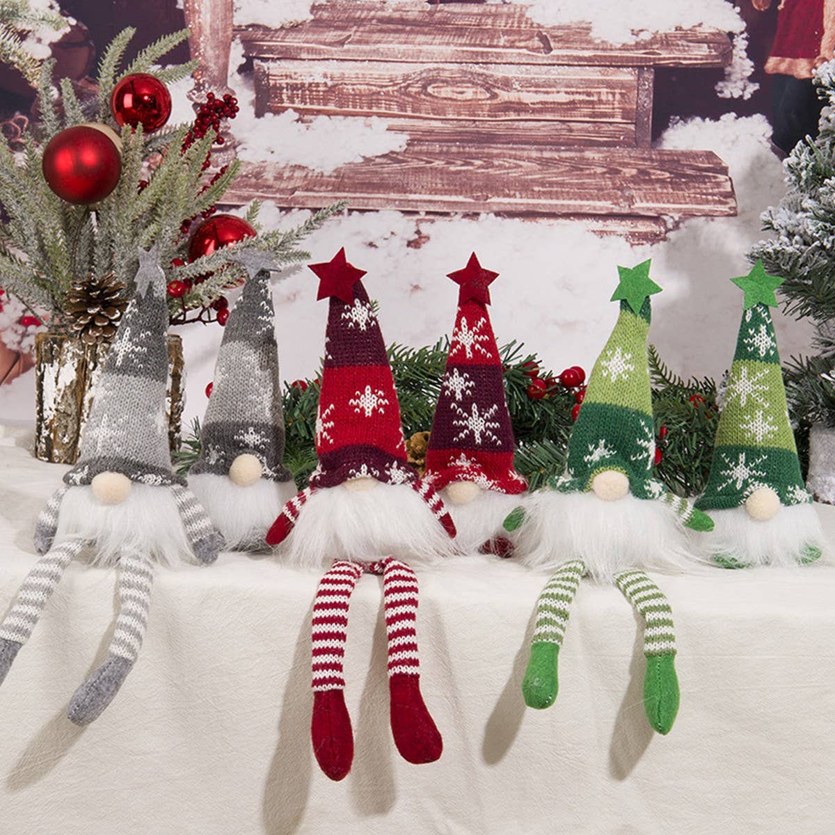 CHRISTMAS FESTIVAL LUMINOUS LIGHTED DOLL ORNAMENTS_CWMM2850