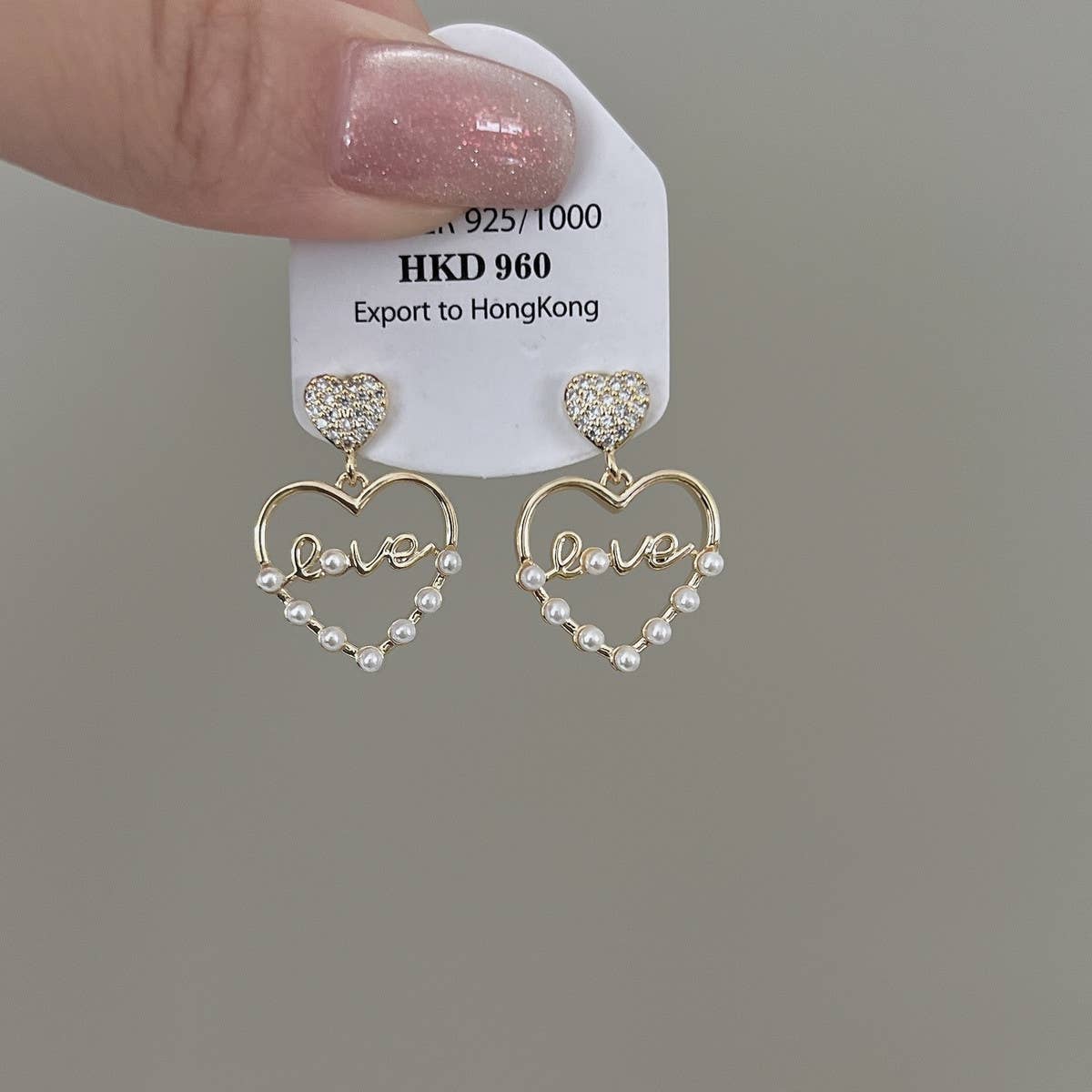 LIGHT LUXURY ENGLISH LOVE EARRINGS_CWAJE1349