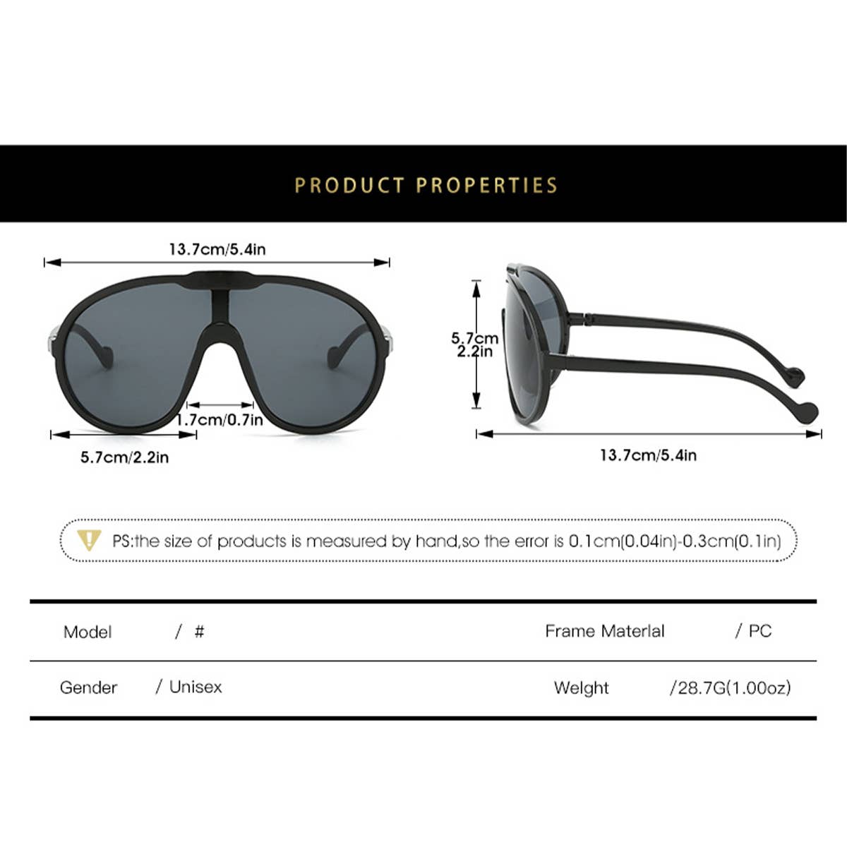 OVERSIZED FRAME ONE PIECE SUNGLASSES UNISEX_CWASG0282