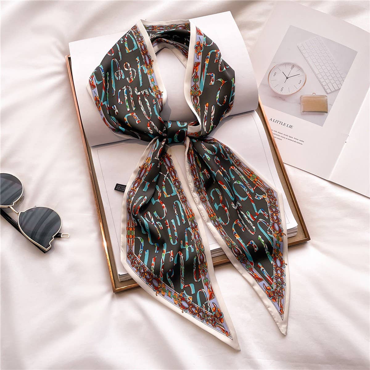 FASHIONABLE AND VERSATILE DOUBLE LAYER HEAD SCARF_CWASC1513