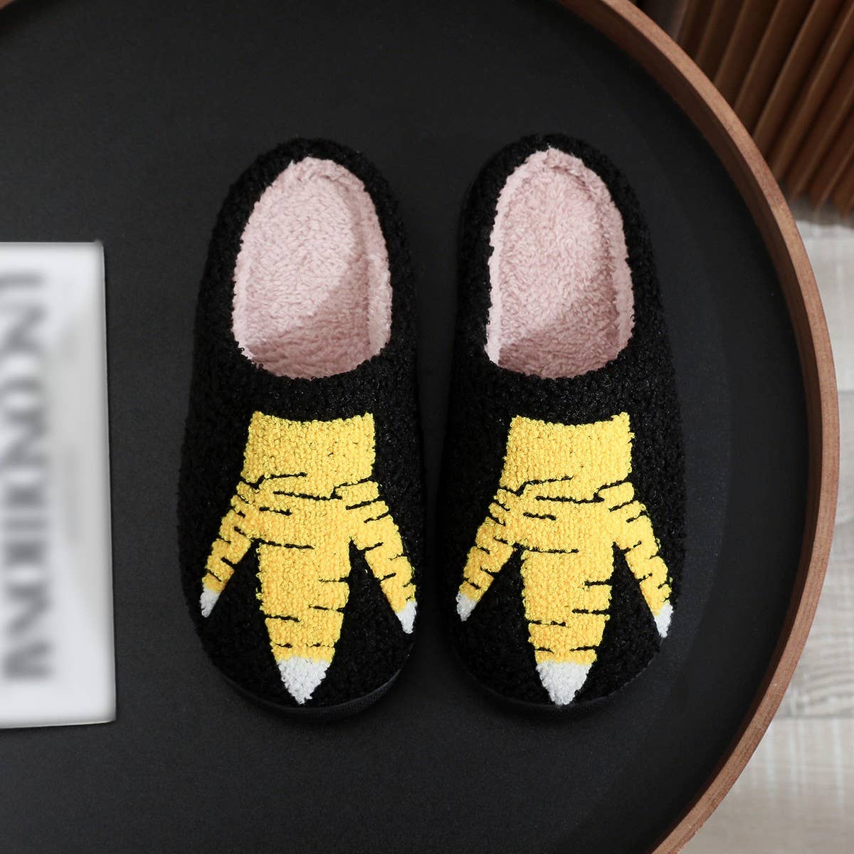 FUNNY CREATIVE OSTRICH SCRATCHING COTTON SLIPPERS_CWSHS0874