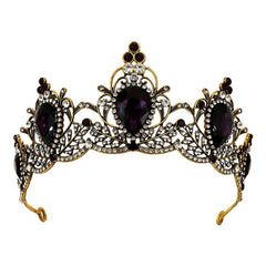 BRIDAL JEWELRY CROWN WEDDING CRYSTAL TIARAS_CWMM2022