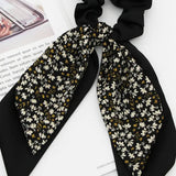 FLORAL HAIR SCRUNCHIES HAIR BANDS PONYTAIL_CWAHA0148