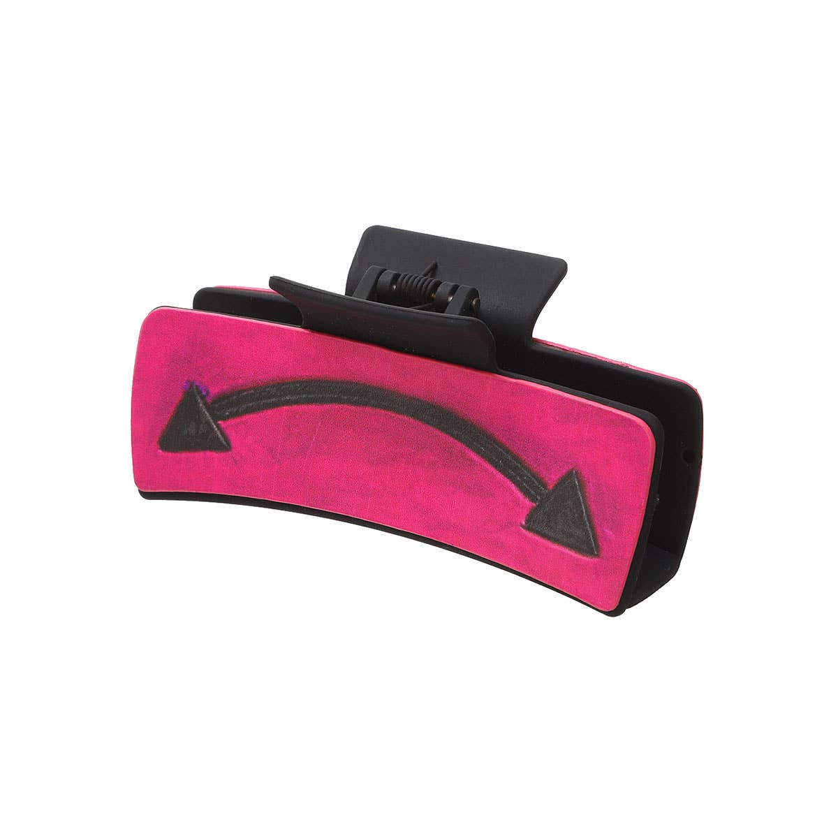 Western Leather Hair Claw Cactus Butterfly Clip_Cwasc1625