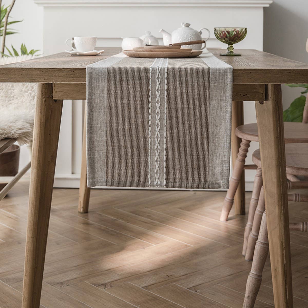 NORDIC GEOMETRIC TASSEL FASHION TABLECLOTH_CWMM1001