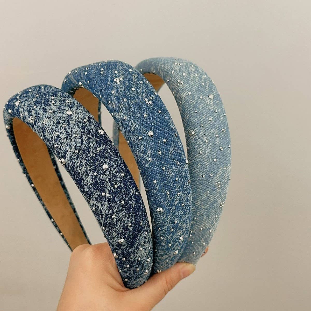 STARRY DENIM EXQUISITE HEADBAND_CWAHA2387