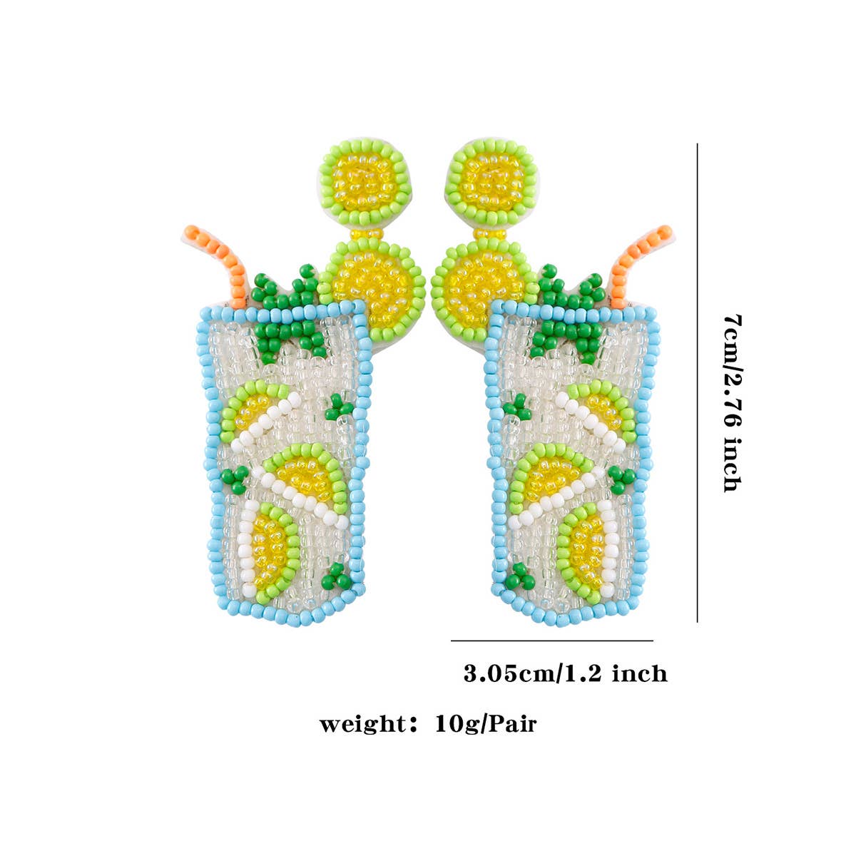 SUMMER BEADED CREATIVE RICE BEAD EARRINGS_CWAJE1648