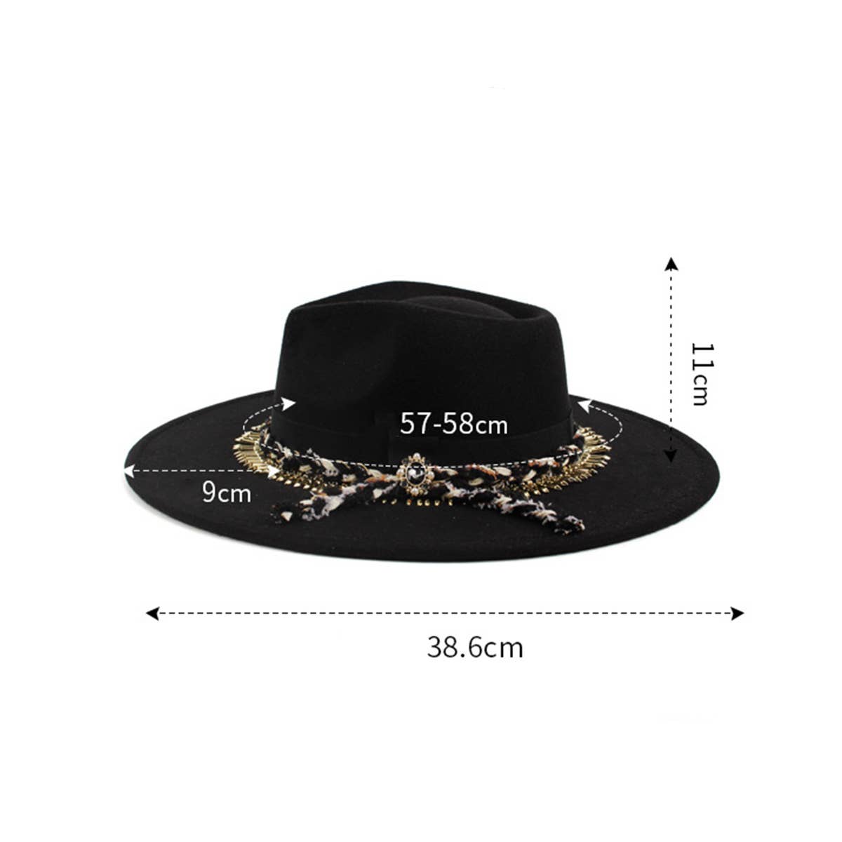 BRITISH STYLE AUTUMN AND WINTER WARM HAT JAZZ HAT_CWAH1880