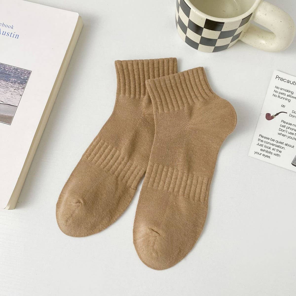 MENS BREATHABLE SWEAT WICKING SPORTS BOAT SOCKS_CWMS2019