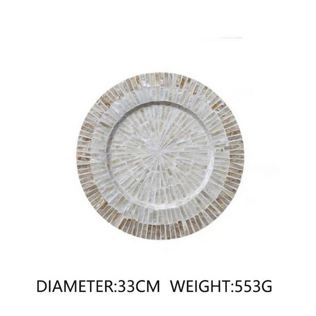 CREATIVE COLORFUL SHELL ROUND PAD INSULATION PAD_CWMM4487