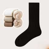 THERMAL FLEECE LINED CREW SOCKS FOR WOMEN WINTER_CWMS0282