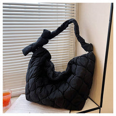 Trendy Oversized Tote Bag Bow Hobo Purse_Cuab00512