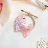 NEW PUPPY HIGH ELASTIC PONYTAIL HAIR TIE_CWAHA1094