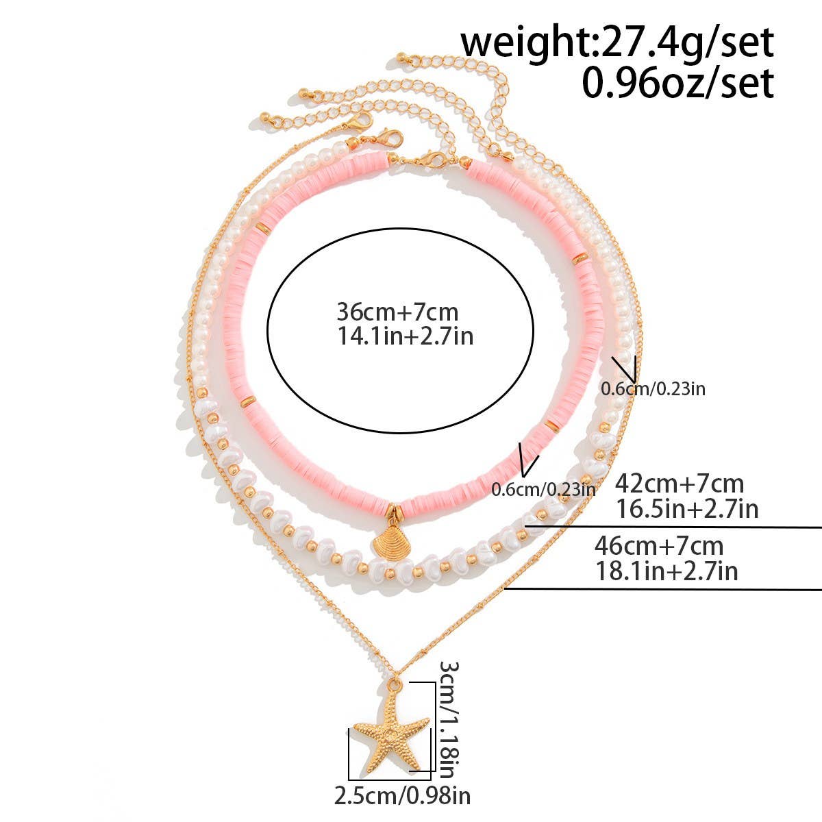 NEW BEACH STYLE OCEAN SHELL BEADED NECKLACE_CWMM3145