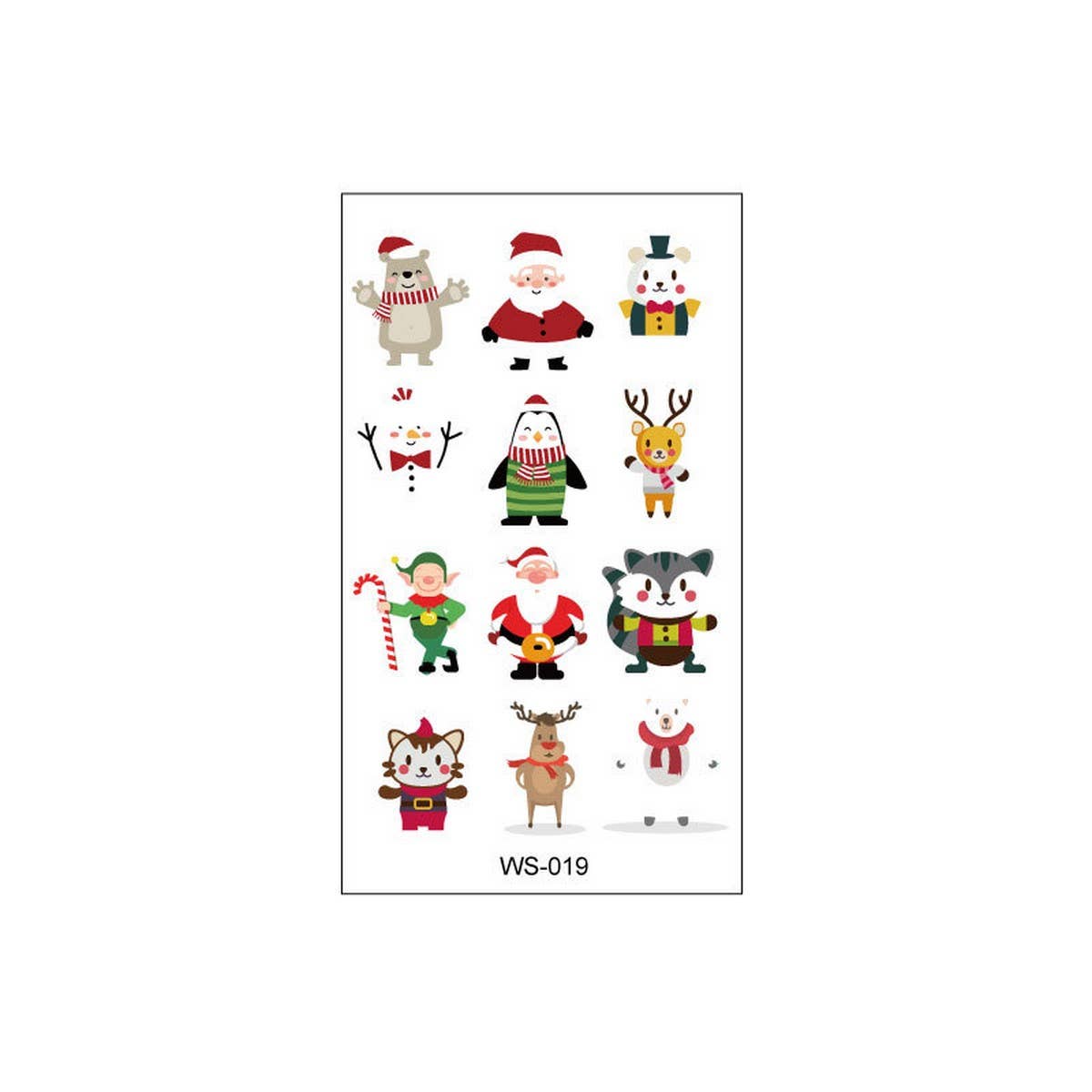 KIDS CHRISTMAS CANDLE TATTOOS FOR HOLIDAY PARTY_CWMM8261