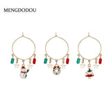 CHRISTMAS EXAGGERATED PERSONALITY EARRINGS_CWAJE1863