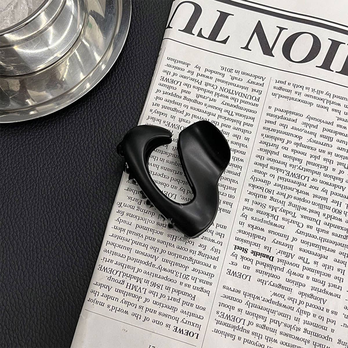 IRREGULAR METAL HAIR CLAW TRENDY HIGH PONY CLIP_CWAHA0288