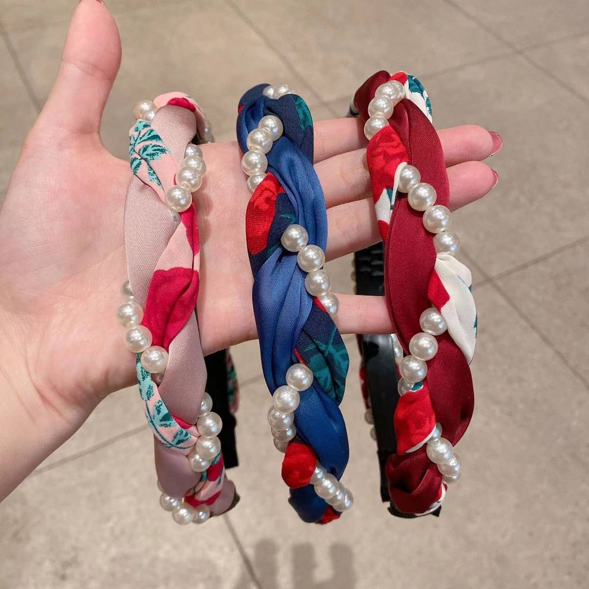 2024 NEW PEARL FLOWER HAND WOVEN HEADBAND_CWAHA1704