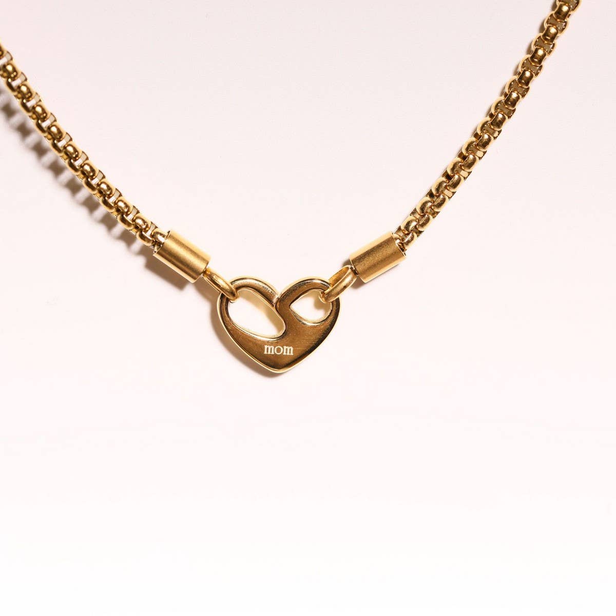 STAINLESS STEEL HEART NECKLACE PENDANT NECKLACE_CWMM5588