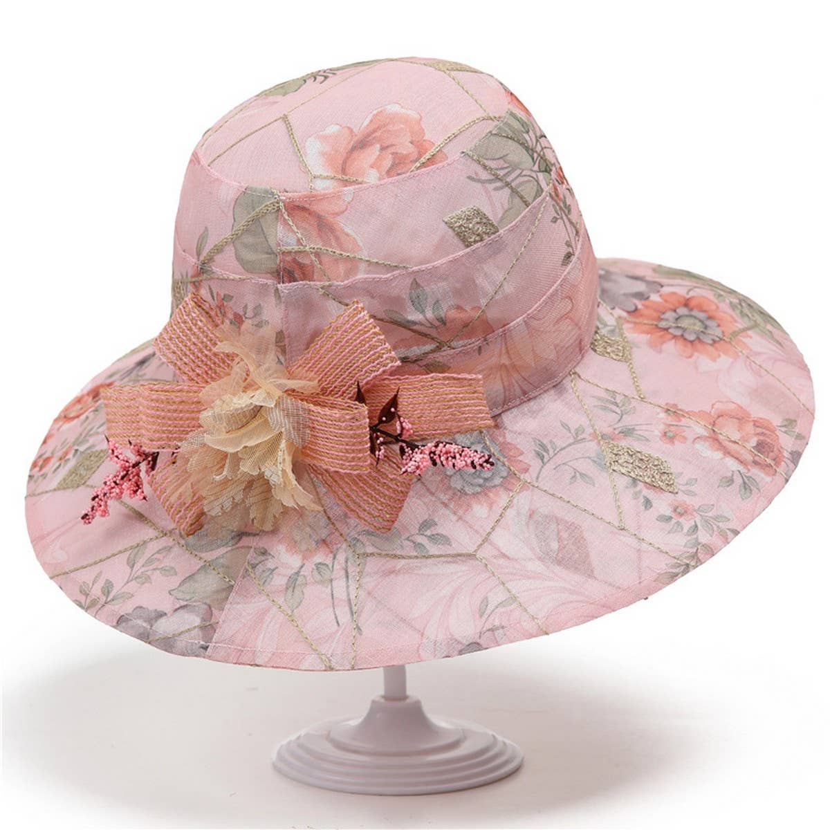 SUMMER PRINTED SMALL FRESH SUN HATZI_CWAH1499