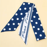 SILKY BOWKNOT SCARF WITH FLORAL LETTER DESIGN_CWASC0087