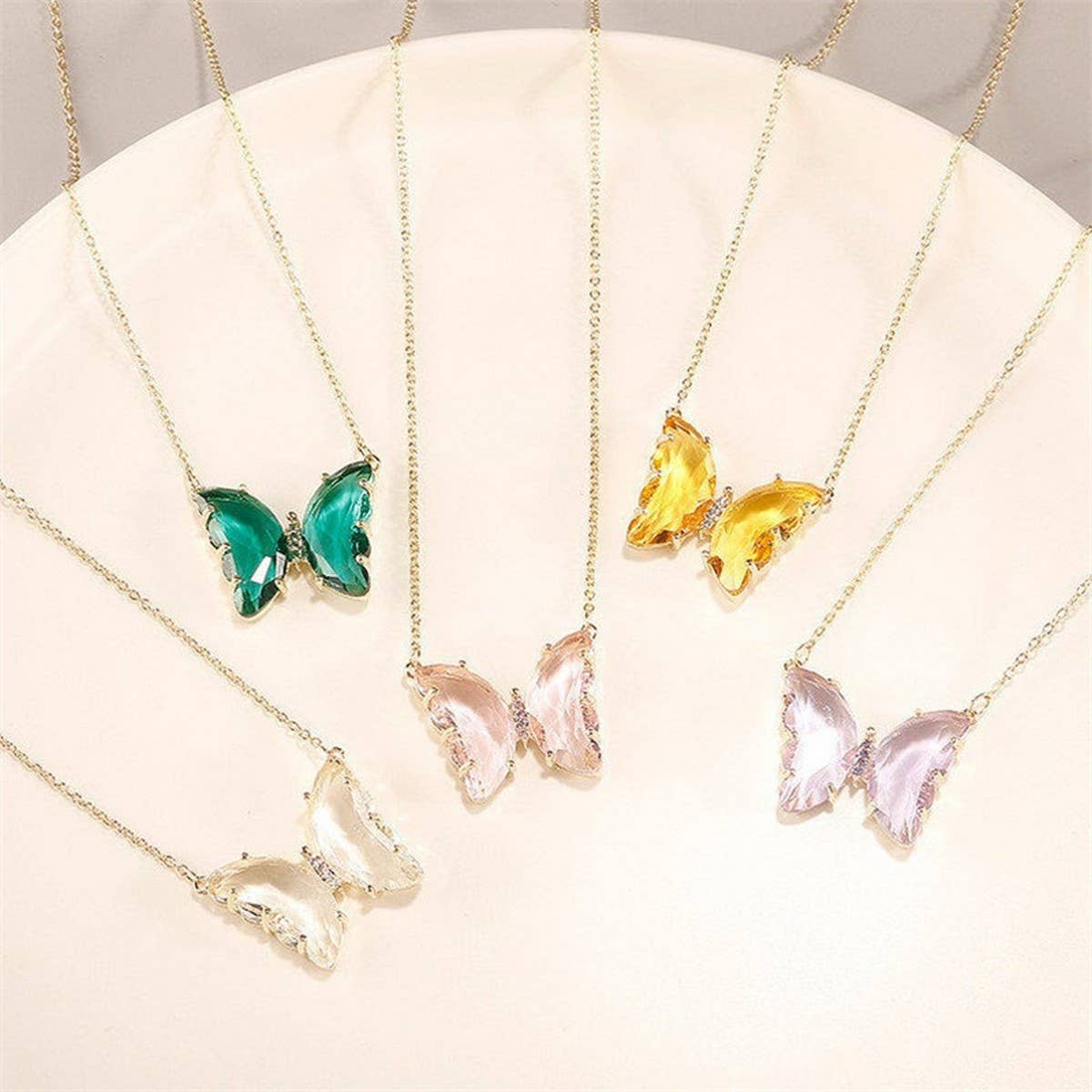 FAIRY GIRL FANTASY BUTTERFLY NECKLACE_CWAJE2000