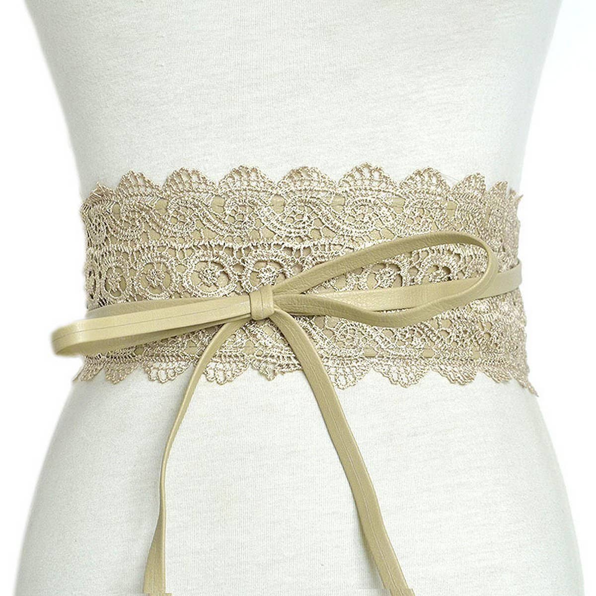 Elegant Lace Wide Waistband ? Fashion Accessory_Cwmm1009