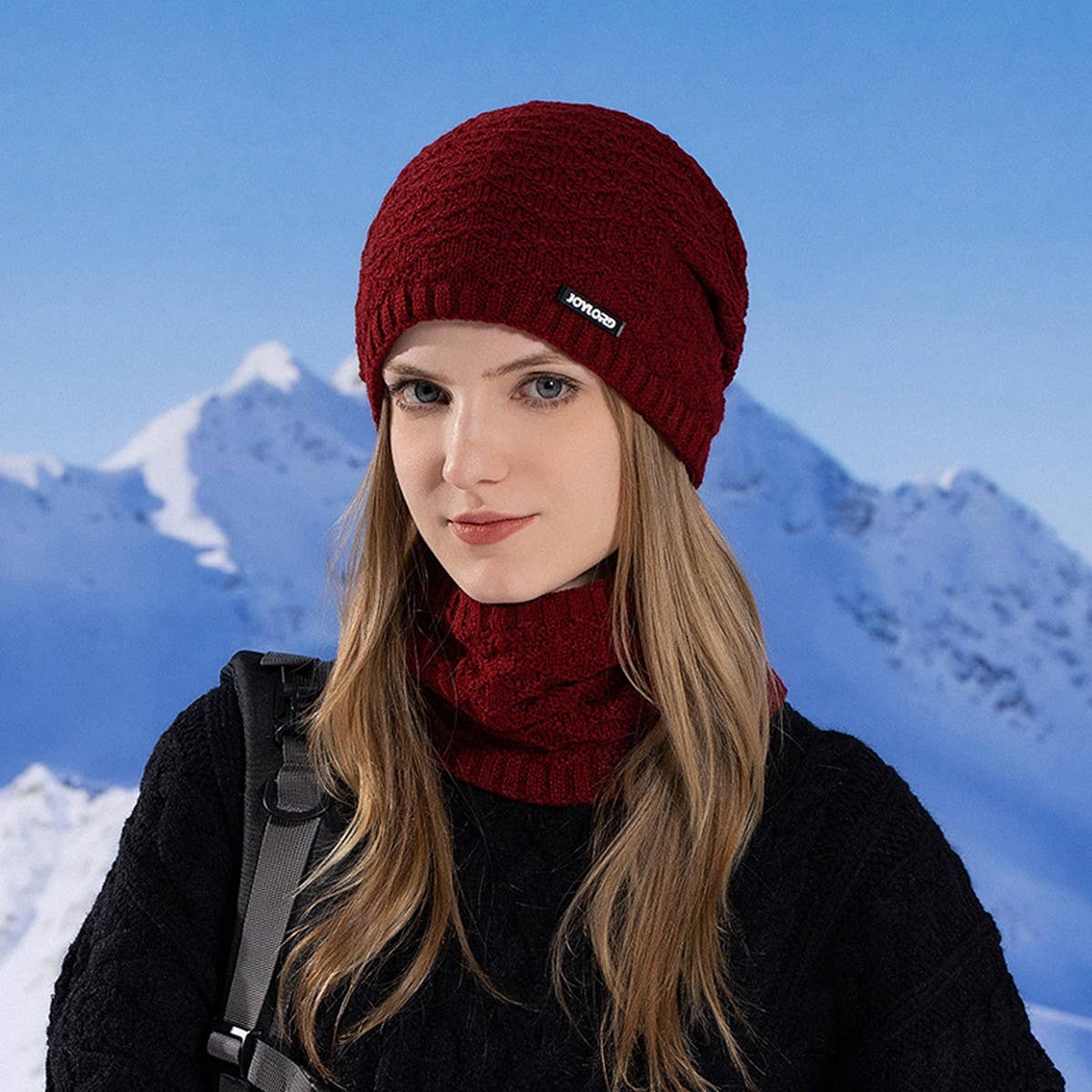 Winter Warm Hat And Scarf Two Piece Set_Cwasc1136