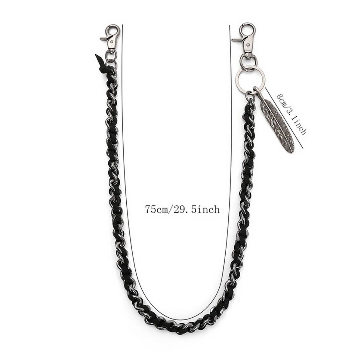 PUNK ROCK MENS HIP HOP PANTS CHAIN_CWMM4873