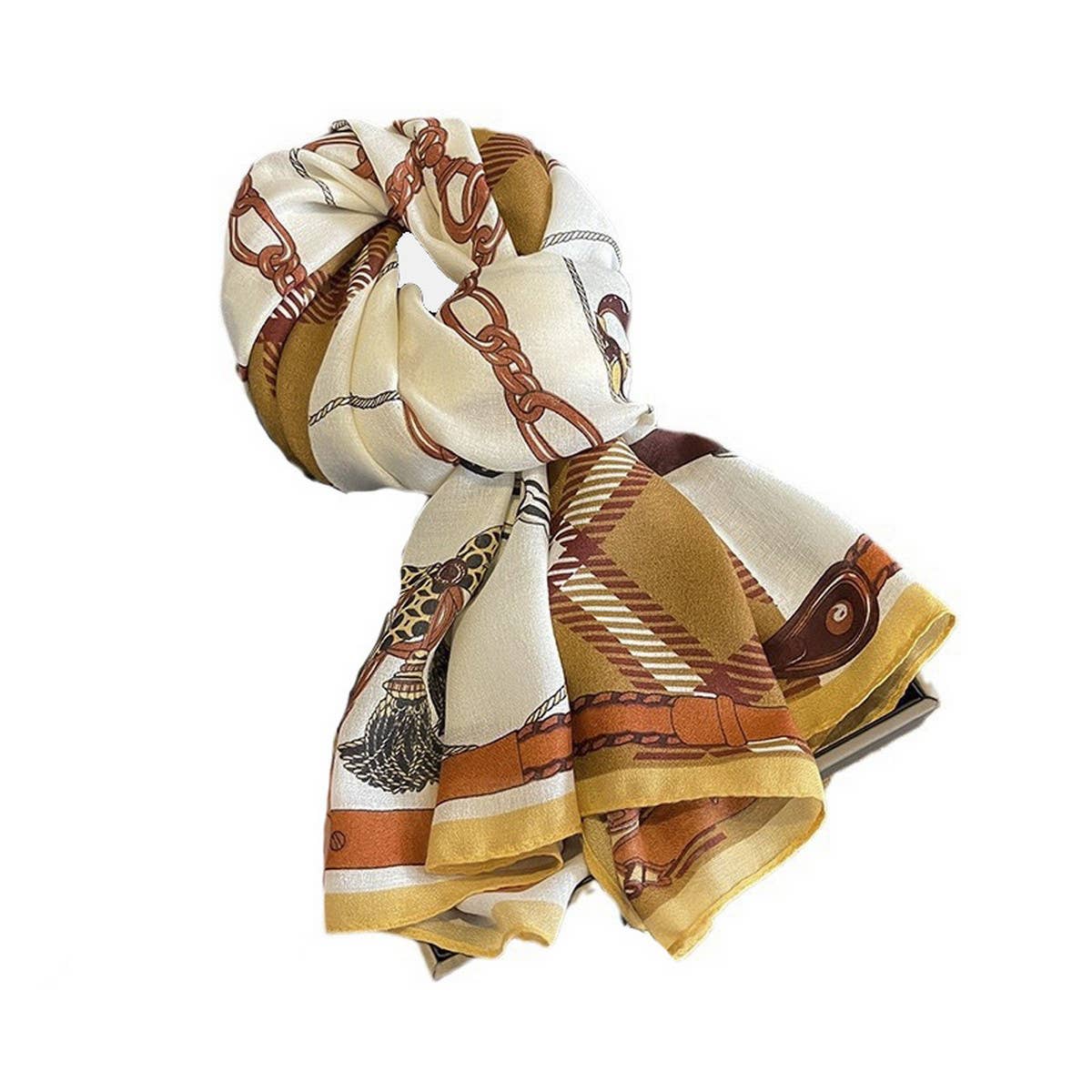 Women New Long Silk Scarf