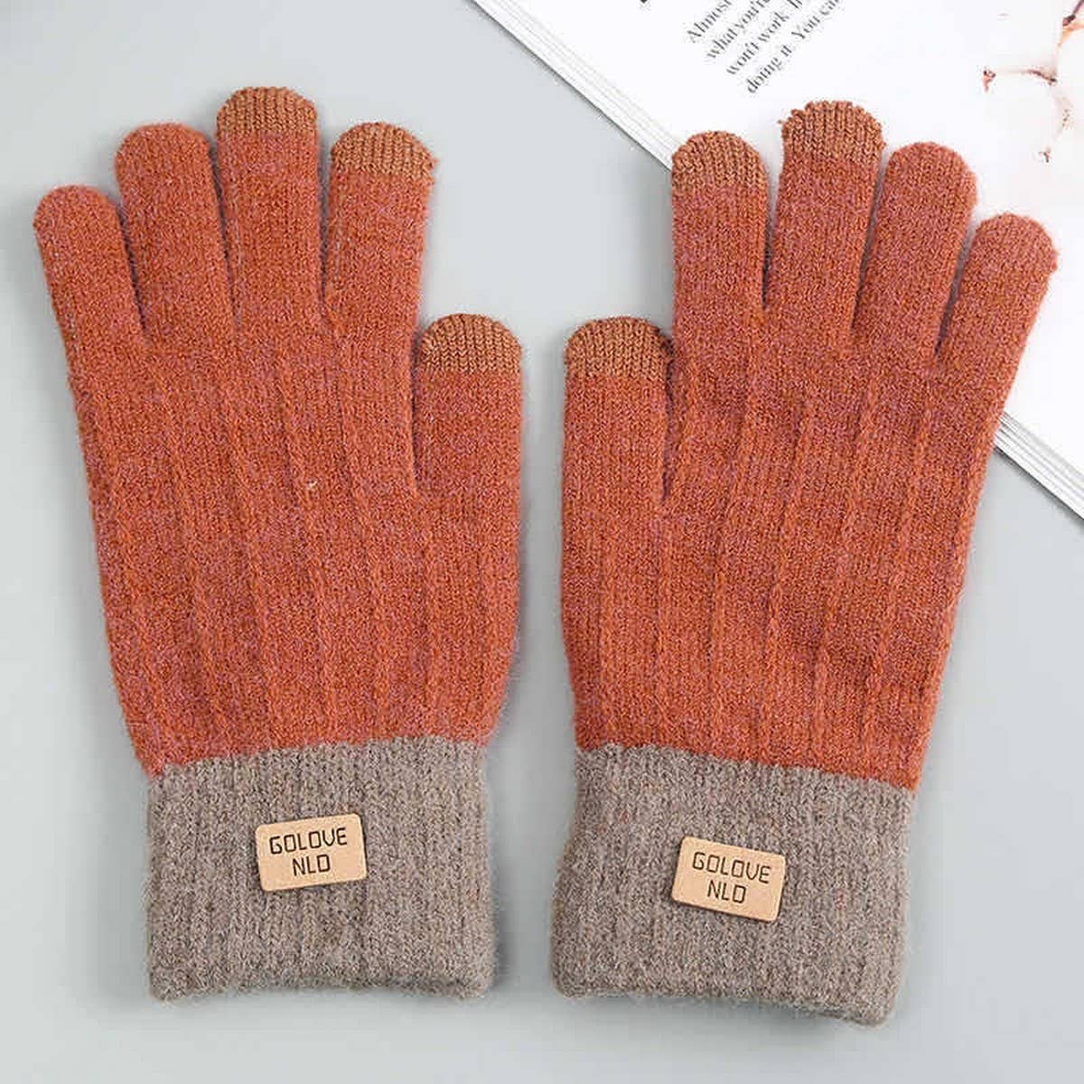 Winter Cashmere Touch Screen Plus Fleece Gloves_Cwag0186