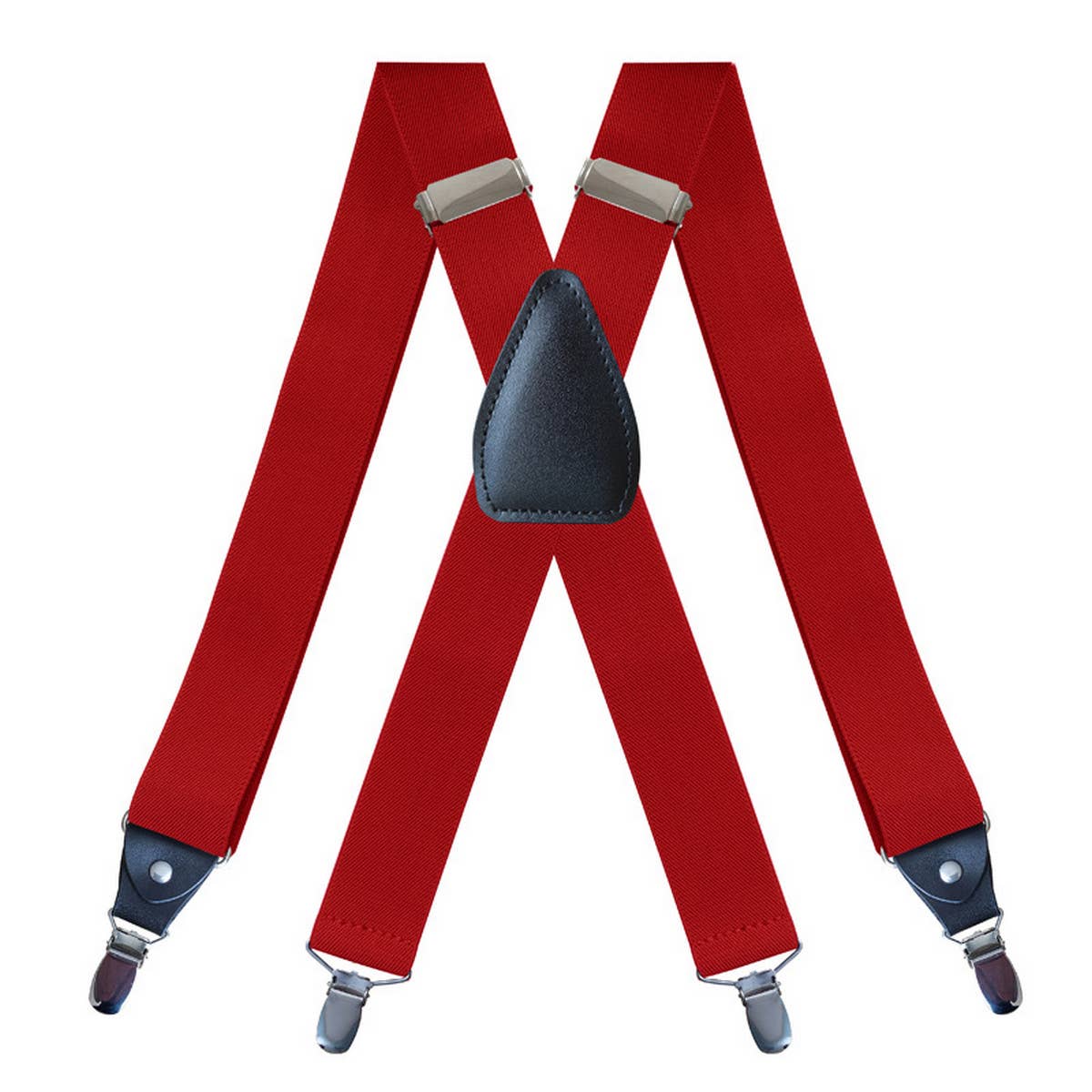 ADJUSTABLE ELASTIC 4 CLIP X TYPE SUSPENDER CLIP_CWMM1111