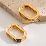 LUXURY MICRO GEOMETRIC COPPER HOOP EARRINGS_CWMM8524