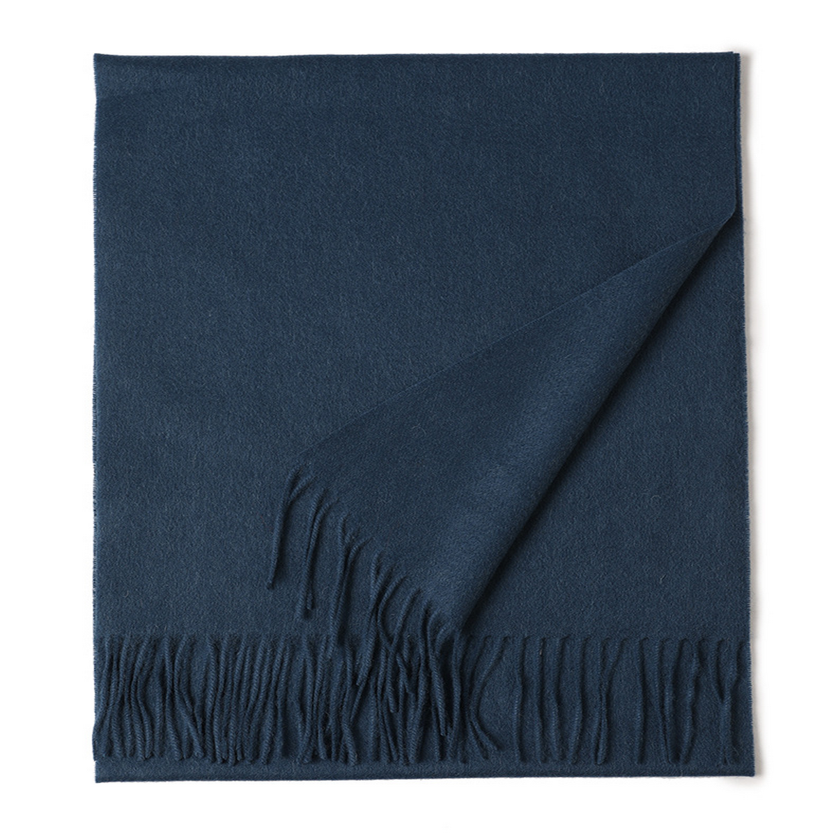 Unisex Wool Scarf Soft Solid Color With Tassels_Cwasc2707