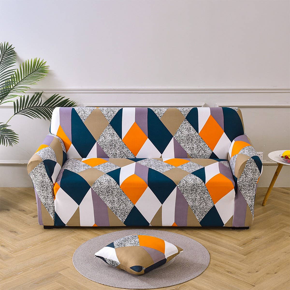 PRINTED MILK SILK SOFA COVER STRETCH FULL FIT_CWMM8325