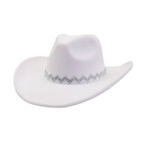 MEN WOMEN FELT COWBOY WESTERN FEDORA_CWAH04436