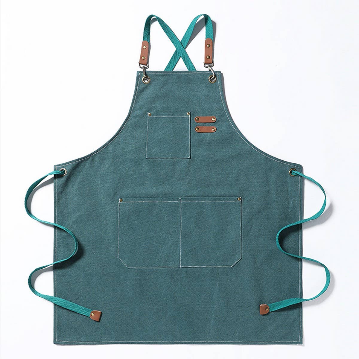 Cwmm1827_Canvas Household Apron Multi-Functional Work Apron