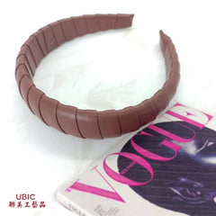 HANDCRAFTED PU LEATHER PADDED HIGH CROWN HEADBAND_CWAHA6334