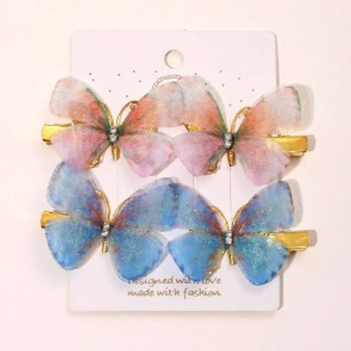 SHINY SHEER BUTTERFLY HAIR ACCESSORIES FOR KIDS_CWAHA6732